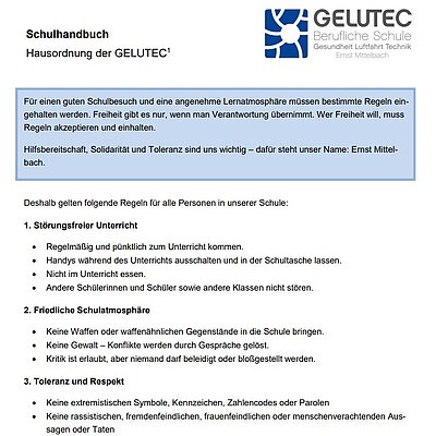 Hausordnung